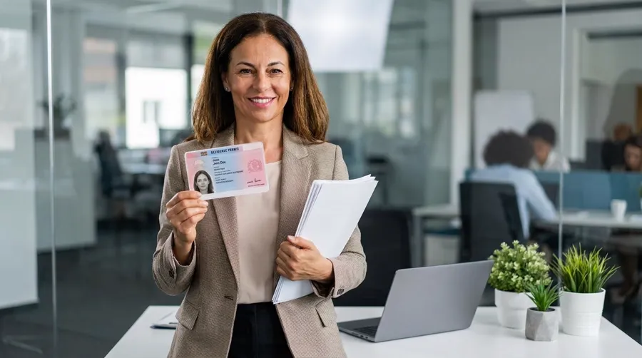 Residence permit document