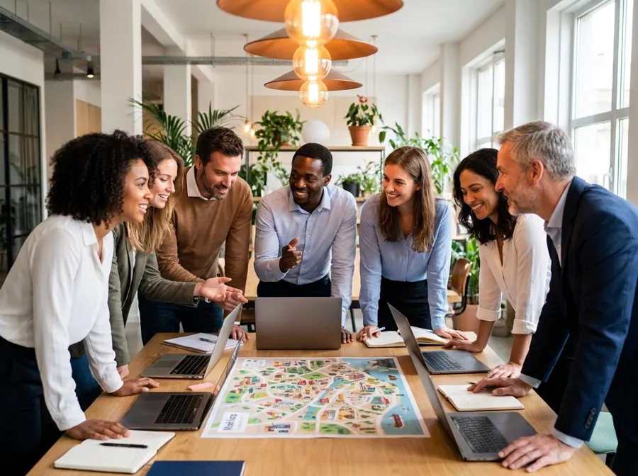 Startup team workspace